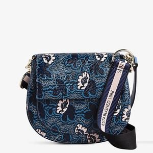 Ted Baker London Blue and White Floral Crossbody Bag